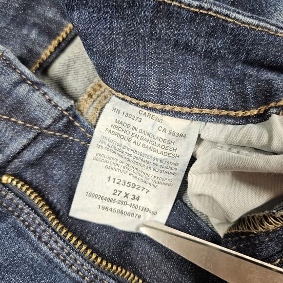 Wrangler Bespoke Bootcut Jeans 27x32.5 High Rise Lacey Jean Comfort Denim Dark - Picture 5 of 14